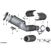 Mini Catalytic Converter - Genuine Mini 18327634630