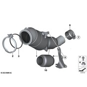 BMW Catalytic Converter - Genuine BMW 18327645666