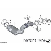 BMW Catalytic Converter - Genuine BMW 18327848041