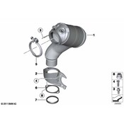 BMW Catalytic Converter - Genuine BMW 18327848149
