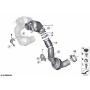 BMW Catalytic Converter - Genuine BMW 18327856829