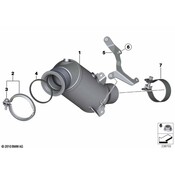 BMW Catalytic Converter - Genuine BMW 18328603873