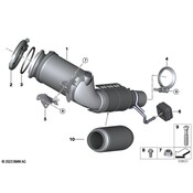 BMW Catalytic Converter - Genuine BMW 18328654549
