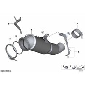 BMW Catalytic Converter - Genuine BMW 18328660990