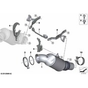 BMW Catalytic Converter - Genuine BMW 18328663514