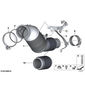 BMW Catalytic Converter - Genuine BMW 18328689398
