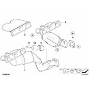BMW Rmfd Exhaust Manifold With Catalyst (Cyl 13) - Genuine BMW 18403412861
