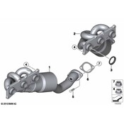 BMW Exhaust Manifold - Genuine BMW 18407545307