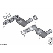 BMW Exhaust Manifold - Genuine BMW 18407568013