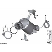 BMW Catalytic Converter - Genuine BMW 18407645241