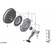 BMW Clutch Kit - Genuine BMW 21208631871