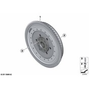 BMW Dual Mass Flywheel - Genuine BMW 21212283824