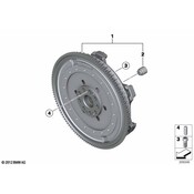 BMW Dual Mass Flywheel - Genuine BMW 21212284514
