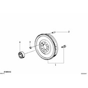 BMW Clutch Flywheel - Genuine BMW 21217505849