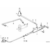 BMW Clutch Master Cylinder Repair Kit - Genuine BMW 21521156001