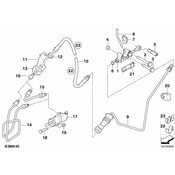 BMW Clutch Pressure Hose - Genuine BMW 21526775008
