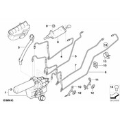 BMW Hose Line Shifting Path 2 - Genuine BMW 21532282396