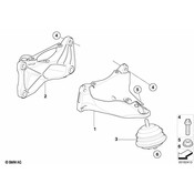 BMW Engine Mount Bracket - Genuine BMW 22112283203