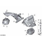 BMW Engine Mount Bracket - Genuine BMW 22116757708