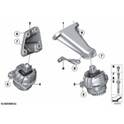 BMW Engine Mount - Genuine BMW 22116777621