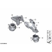 BMW Engine Mount Bracket - Genuine BMW 22116780146