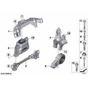 MINI Engine Mount Bracket - Genuine MINI 22116780439