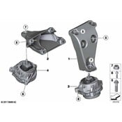 BMW Engine Mount Bracket - Genuine BMW 22116788610