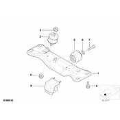 BMW Transmission Crossmember - Genuine BMW 22311094722
