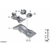 BMW Manual Trans Mount Bracket - Genuine BMW 22312284084