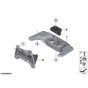 BMW Transmission Crossmember - Genuine BMW 22326777613