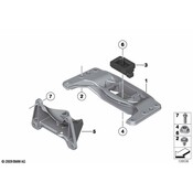 BMW Auto Trans Mount Bracket - Genuine BMW 22326781235