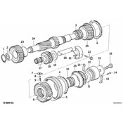 BMW Countershaft Bearing - Genuine BMW 23111224821
