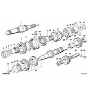 BMW Ball Bearing (80X30X24) - Genuine BMW 23121228135