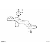 BMW Cross Member - Genuine BMW 23712226206