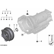 BMW Auto Trans Input Shaft Seal - Genuine BMW 24007855288