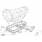BMW A5S560Z Automatic Transmission Oil Carrier - Genuine BMW 24111421209