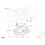 BMW Automatic Transmission Oil Pan - Genuine BMW 24117533832