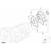 BMW Automatic Transmission Extension Housing Seal - Genuine BMW 24117557050