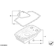 BMW Oil Pan - Genuine BMW 24117966273