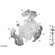 BMW Bracket - Genuine BMW 24148606064