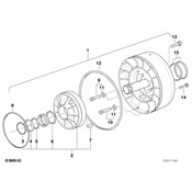 BMW Oil Pump - Genuine BMW 24311422421