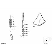 BMW Shift Lever Short - Genuine BMW 25111221096