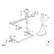BMW Straight Selector Rod - Genuine BMW 25111222188
