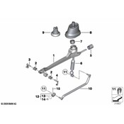 BMW Shifting Arm - Genuine BMW 25112284217