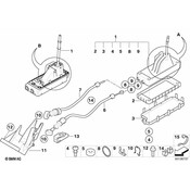 Mini Cooper Clip F Bowden Cable - Genuine Mini 25117515457