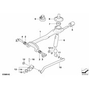 BMW Selector Rod - Genuine BMW 25117552489