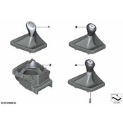BMW Insert Shifter Covering - Genuine BMW 25117592905
