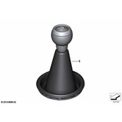 MINI Gearshift Knob Leather-6-Speed (Gp2) - Genuine MINI 25117638583