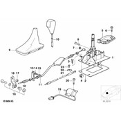 BMW Bowden Cable - Genuine BMW 25161421433