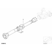 BMW Manual Drive Shaft Gearbox (L=1617Mm) - Genuine BMW 26107547222